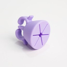 ANILLO DE SILICON LILA