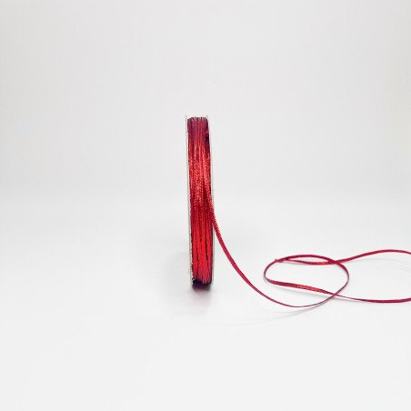 CINTA GALON ROJO 3mm x 25yd