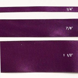 CINTA SATIN 1/4" VIOLETA 50yd