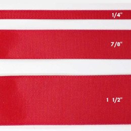 CINTA GRO 1/4" ROJO 50yd