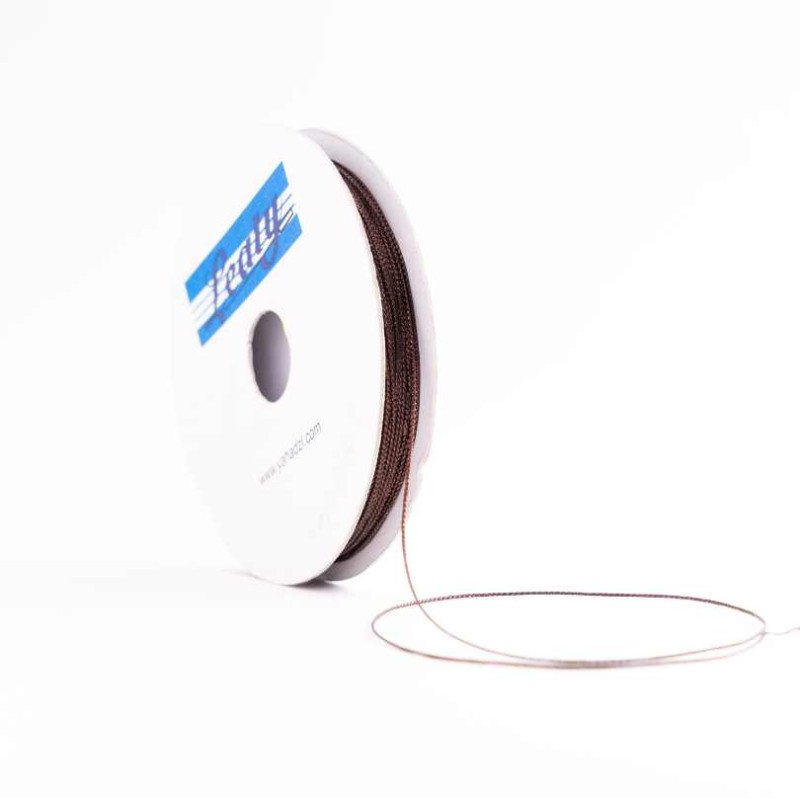 CORDON METAL CHOCOLATE 1mm x 25yd