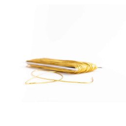 CORDON ELASTICO METAL DORADO 1mm 36yd