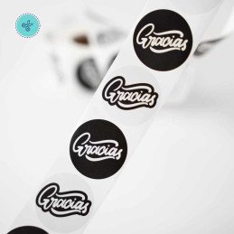 STICKERS GRACIAS URBANO, CR-4-GR002, 500 UND, 1.5"