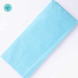 TISSUE LISO CELESTE, 10 pliegos, 20x26"