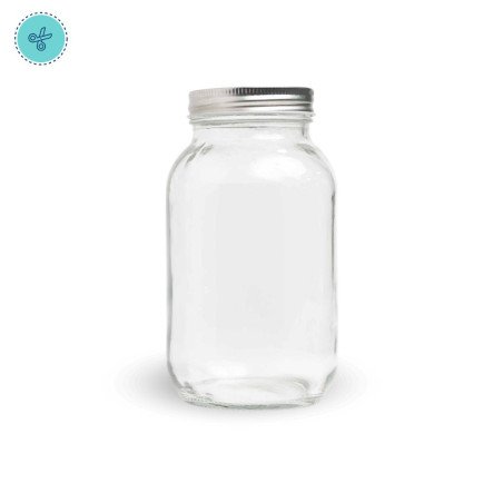 TARROS DE VIDRIO 33.8oz / 1 L(12und)