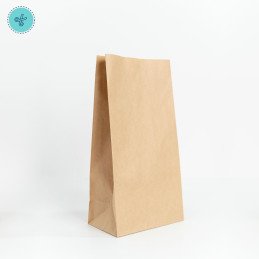BOLSAS PAPEL DELI NO.12 KRAFT 18X36X11cm (50und)