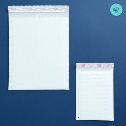 BUBBLE BAG S BLANCO15X20 cm -5.9X7.9" (50UND)