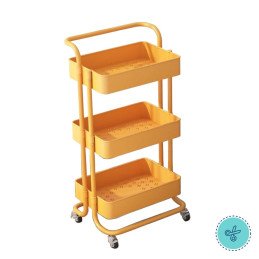 CARRITO PLASTICO AMARILLO