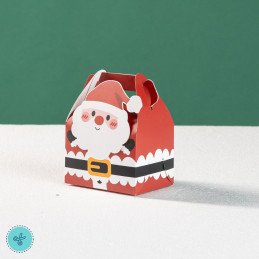 CAJA NAVIDAD 3D SANTA 11.5X15X8.5CM (12UND)