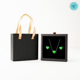 CAJAS LINEA JOYERIA, COLOR NEGRO, 10x10x3.5cm (12UND)