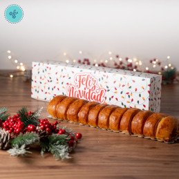 CAJA PARA PAN DE JAMON GRANDE 47x13x9 CM - PAQ 12 UNDS