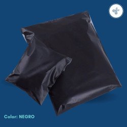 MAILER BAG S NEGRO 17X30CMS  6.7"X11.8"  100UNDS