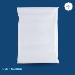 MAILER BAG L BLANCO 32X45CMS 12.6"X17.7" 100UNDS