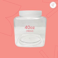 TARROS SQUARE 40oz - 1180ml (12UND)
